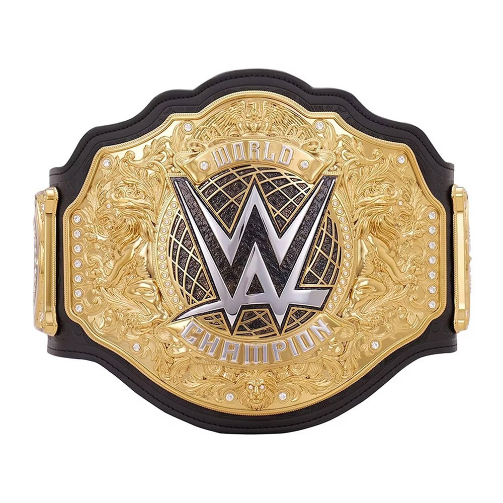 01-10.jpg World Wide Wrestling WWE World Heavyweight Championship Belt - Image 1