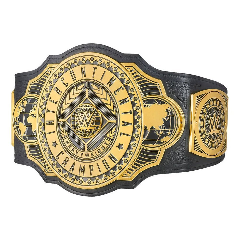 02-12.jpg World Wrestling Championship Belt Intercontinental Title WWE Championship Belts - Image 1