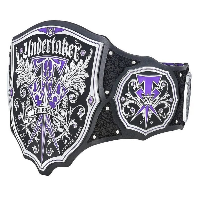 Undertaker Championship Belt WWE World Title Phenom edition front view