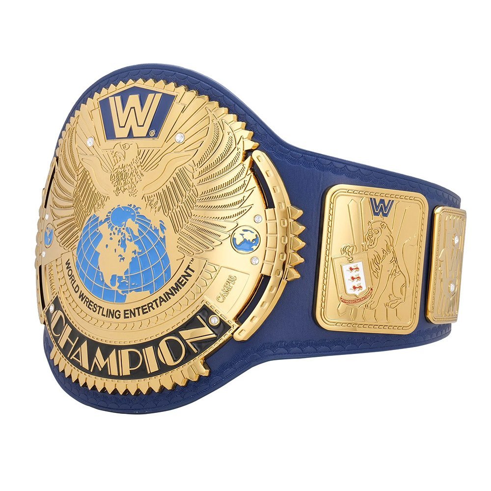 02-3.jpg WWE World Title Big Eagle World Wrestling Federation Championship Belt - Image 1