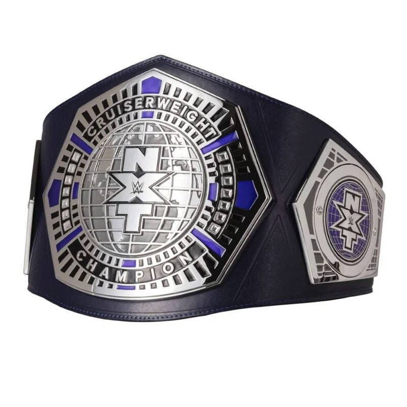 NXT Cruiserweight Championship Belt gold-plated title plate