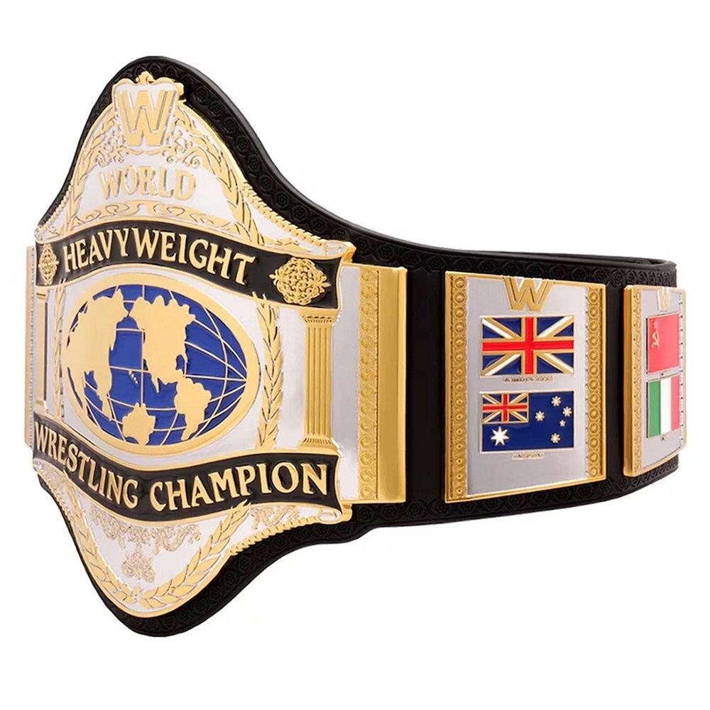 02-43.jpg WWE World Heavyweight Championship World Wrestling Championship Belt - Image 1