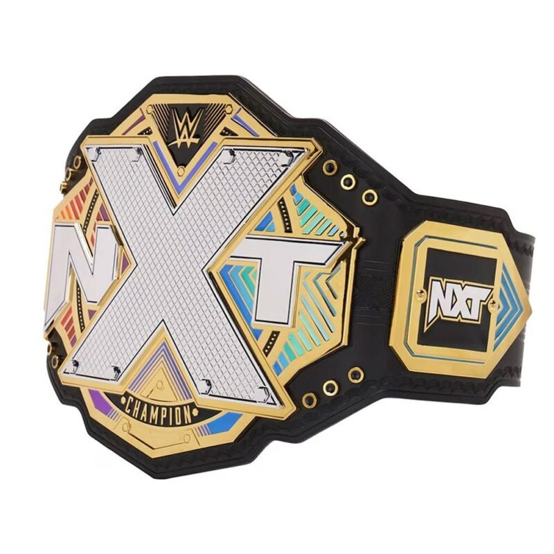 NXT Title Belt WWE Heavyweight Champion World Wrestling Championship front view