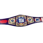New York Giants Championship Belt – 2MM / 4MM Brass Plates – Adult Size Fan Replica