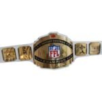 FFL Fantasy Football Championship Belt – 2mm Brass Plates, Genuine Leather, Adult Size