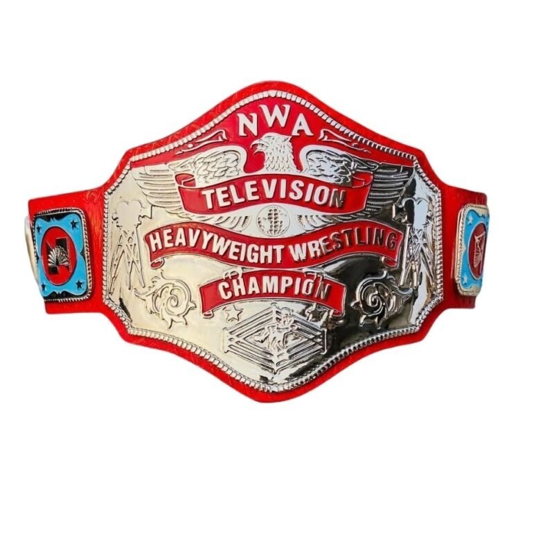 NWA Television Championship Belt – Replica Title Belt (2MM/4MM Brass) – side view