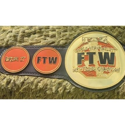 FTW Championship Belt – World Heavyweight Title Belt Replica – side view