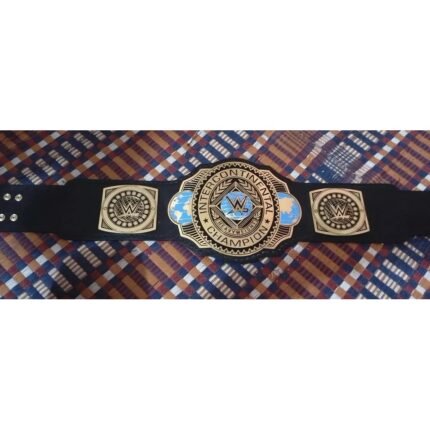 Intercontinental Title Belt – Replica Championship Belt (2MM/4MM Brass) – side view