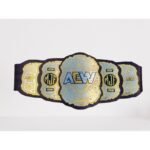 MJF AEW Championship Belt – Replica Title Belt (2MM/4MM Brass) – front view
