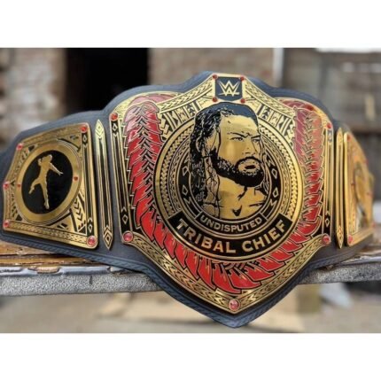 Roman Reigns Signature Series Belt – Undisputed Style Championship Title Belt – front view