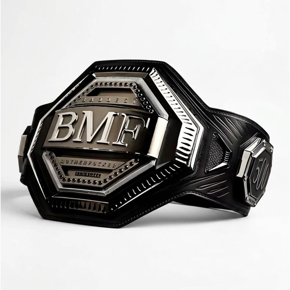 ufc-bmf-belt-replica-front-view UFC BMF Belt Replica – 2 Layer Adult Championship Title Belt – front view