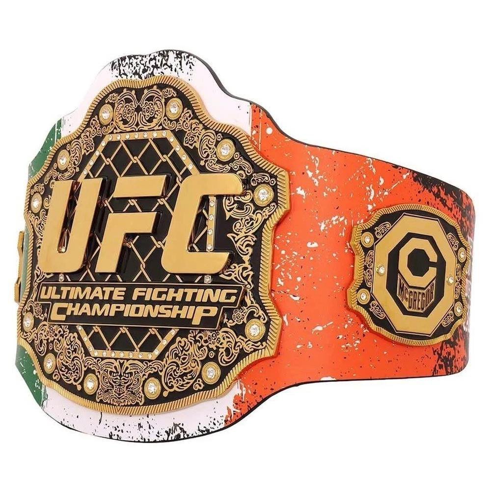 ufc-conor-mcgregor-replica-belt-front-view UFC Conor McGregor Replica Belt – Classic Championship Title Belt – front view