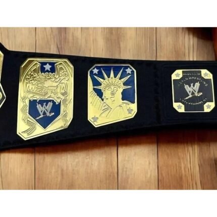 US Championship Belt Replica – United States Title Belt (2MM/4MM) – side view